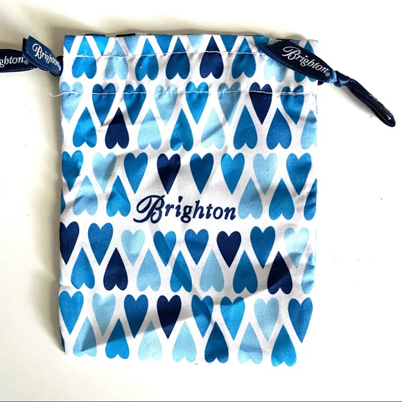 Brighton Fabric Keepsake Pouches black white/pink, green/yellow/white, blues - Picture 6 of 8